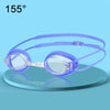 HAIZID Adult Competition Training Transparent Myopia Swimming Goggles, Color: 580 Blue 150 Degrees