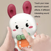 Children Singing Puzzle Luminous Rabbit Early Education Learning Machine(Pink)
