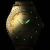 FNGEEN S888 Men Local Non Mechanical Solid Belt Watch Luminous Quartz Watch(Full Gold White Surface)
