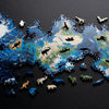 Wooden Irregular High Difficulty Puzzle Infinite Galaxy Mystery Puzzle Toy, Colour: Unlimited Moon