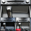 Car Carbon Fiber Central Control Panel Decorative Sticker for Lexus IS250 2013-, Left Drive B Style
