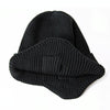 TR Ear-Covered Bluetooth Music Hat 5.0 Binaural Stereo Headphone Cap(Black)