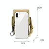 Multifunctional Large-Capacity Mobile Phone Bag Outdoor Sports Waist Bag(Black)