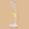 WS-8010 LED Fan Desk Lamp Bedside Desk USB Folding Desk Lamp, Colour: Ring