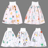 Baby Water-Proof And Leak-Proof Cloth Diapers Children Washable Cotton Cloth Bed-Wetting Skirt Pants, Colour: L(Dinosaur)