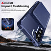 For Samsung Galaxy A35 5G Horizontal Flip Card Bag Holder Leather Phone Case(Dark Blue)