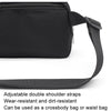 Nylon Waterproof Chest Bag Outdoor Sports Pocket Running Mobile Phone Bag(Black)