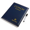 Foldable Football Coach Demonstration Board Magnetic Football Coach Board Clipboard Book Cover with Pen