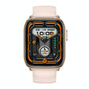 X9 1.85 inch Square Screen 2 in 1 Bluetooth Earphone Smart Watch(Gold Pink)