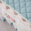 Simple Fabric Lace Rectangular Tablecloth, Size: 80x140cm(Italian Velvet Coffee)