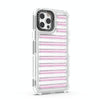 For iPhone 12 / 12 Pro Capsule Glitter TPU Hybrid PC Airbag Phone Case(Pink)