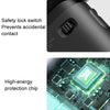 JisuLife High Speed Handheld Small Fan Mini Portable USB Rechargeable Desktop Cooling Electric Fan, Battery Capacity: 3600mAh(Black)