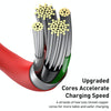 Baseus Superior Series CALYS-A09 2.4A USB to 8 Pin Interface Fast Charging Data Cable, Cable Length:1m(Red)