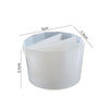 2 PCS DIY Crystal Epoxy Color Separation Cup Silicone Toning Cup, Style: 4 Grid