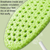 1pair High Elasticity Breathable Sweat Absorbent Shock Absorbent Cuttable Insoles, Size: 41-42(Green+Gray)