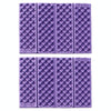 2 PCS Portable Folding  Cellular Massage Cushion Outdoors Damp Proof Picnic Seat Mats EVA Pad(Purple)