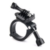 GP434 Large Size Bicycle Motorcycle Handlebar Fixing Mount for GoPro, Insta360, DJI and Other Action Cameras(Black)