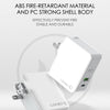LDNIO A4403C 30W PD + Auto-id Foldable Fast Travel Charger with 1m 8 Pin Cable, US Plug