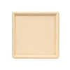 25x25x1.8cm Jewelry Tray Ring Square Empty Plate Earrings Necklace Jewelry Display Tray(Khaki)