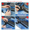 Canoe Paddle Fishing Rod Holder Rail Bracket, Specification: Fixed Roller + Nylon Ring