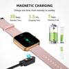 GTS5 2.0 inch Fitness Health Smart Watch, BT Call / Heart Rate / Blood Pressure / MET / Blood Glucose(Rose Gold)