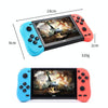 X50 5.1 inch Screen Handheld Retro Game Console 8G Memory with 6000+ Games(Red+Blue)