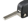 For FIAT Car Keys Replacement 3 Buttons Car Key Case with Side Battery Holder (Black)