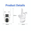 5MP Dual Lens WiFi Security Camera 10x Zoom - AU Plug