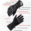 1-Pair MOTOLSG Motorcycle Riding Waterproof Winter Warm Gloves, Size:L(Black Blue)