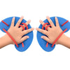 Swimming Webbed Adult Children Freestyle Stroke Swimming Equipment, Size:M(Blue)