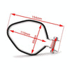Motorcycle Exhaust Pipe Muffler Carbon Fiber Clamp