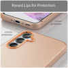 For Samsung Galaxy A35 5G Frosted Translucent TPU Hybrid PC Full Coverage Phone Case(Orange)