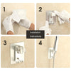 Space Aluminium Showerhead Holder Traceless Adjustable Bath Shower Bracket