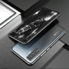 For Vivo X50 & X50 Pro Aluminum Alloy Shockproof Protective Bumper Frame(Black Silver)