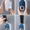 Automatic Toothpaste Squeezing Wall-mounted Toothpaste Rack(Ocean Blue+White)