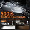 H4 Pair 22W 2000lm 6000K Car LED Direct Plug-in Headlight Bulb
