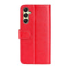 For Samsung Galaxy A16 R64 Texture Horizontal Flip Leather Phone Case(Red)