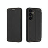 For Samsung Galaxy S25+ 5G Magnetic Armor Series RFID Card Slots Leather Phone Case(Black)