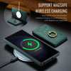 For Samsung Galaxy S23 Ultra 5G DG.MING K1 MagSafe Detachable Wallet RFID Back Cover Phone Case(Green)
