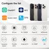 i15 Pro Max / Q5A, 6GB+128GB, 6.5 inch Screen, Face Identification, Android 10 MTK6762 Octa Core, OTG, NFC, Network: 4G, Dual SIM(Titanium White)
