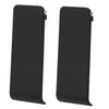 For Nintendo Switch Console 2pcs Replacement Kickstand Back Shell Holder(Black)