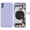 iPhone 11 Purple Back Cover Assembly with Wireless Charging - Full Repair Kit