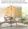 LED Growth Lamp Full-Spectrum Floor Tripod Plant Lamp Indoor Breeding Folding Filling Light, Specification: Four Head UK Plug
