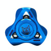 Fingertips Piping Gyro CNC Mechanical Anti-Anxiety Gear Metal Toys, Color: Blue Fox