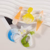 5pcs DIY Crystal Epoxy Earrings Silicone Mold Pendant Jewelry Mold, Spec: Small Water Drop