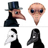 HG65005 Halloween Dress Up Props Rivets Beak Shape Mask(Brown)