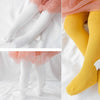 Spring And Autumn Children Tights Baby Knitting Pantyhose Size: XL 4-6 Years Old(Black)