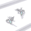 S925 Sterling Silver Little Bee Women Earrings