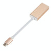 USB-C / Type-C 3.1 Male to DP Female HD Converter, Length: 12cm (Gold)