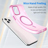 For iPhone 11 Pro MagSafe Frosted Translucent TPU + PC Full Coverage Phone Case(Pink)